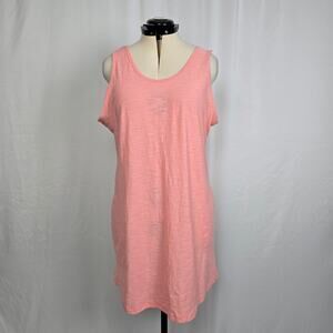 U.S. Apparel Tank Swim Coverup Women's M Grapefruit NWT